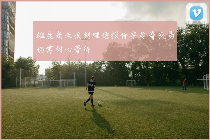 雄鹿尚未收到理想报价字母哥交易仍需耐心等待